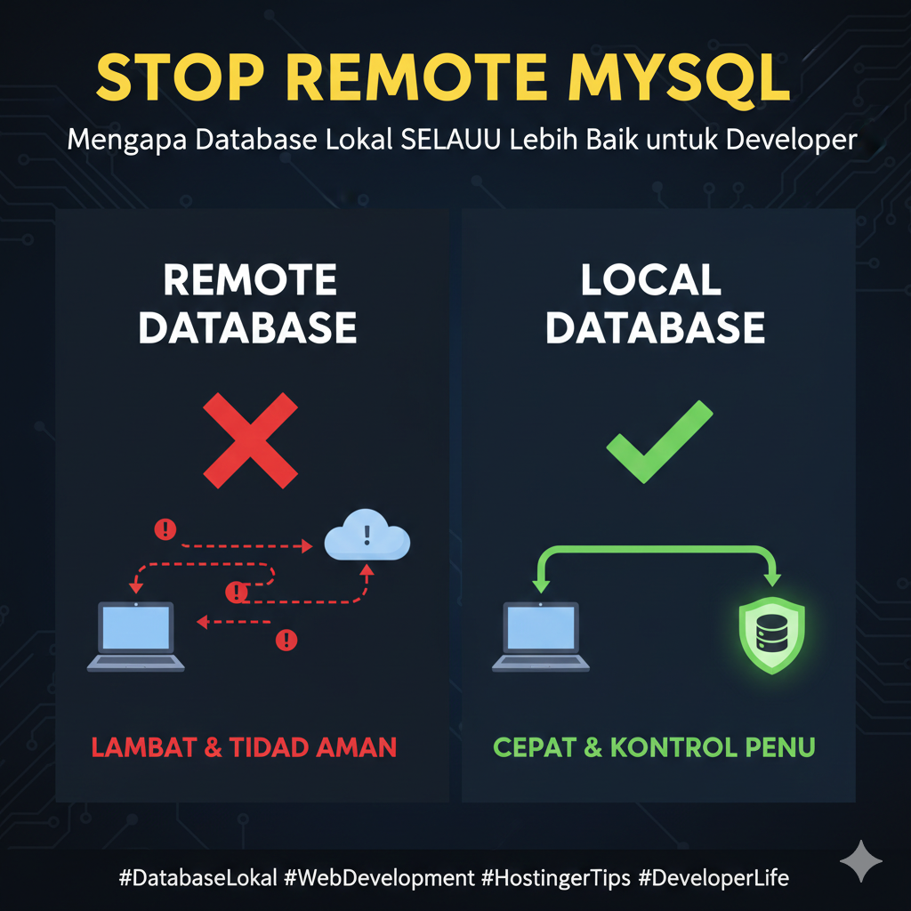 Stop Remote MySQL untuk Pengembangan Lokal! Ini Alasannya